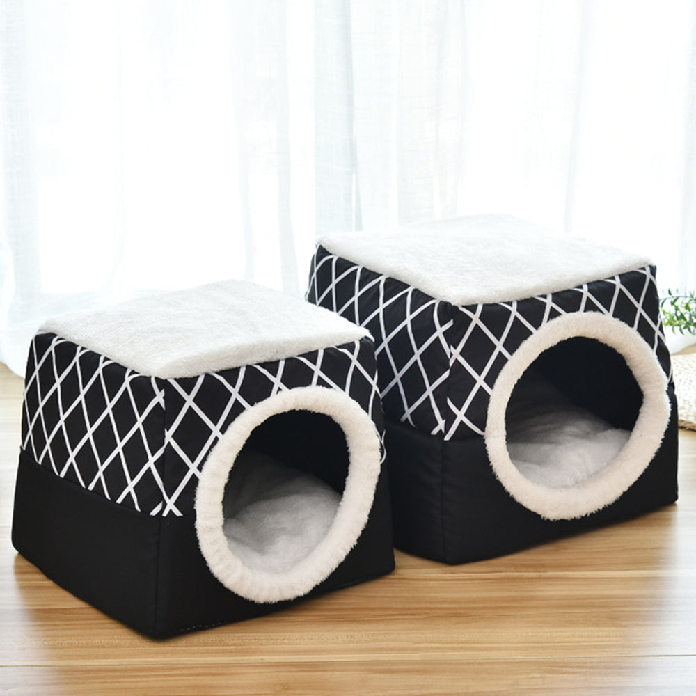 Villa con cuccia per cani e gatti - Capsula spaziale a doppio uso