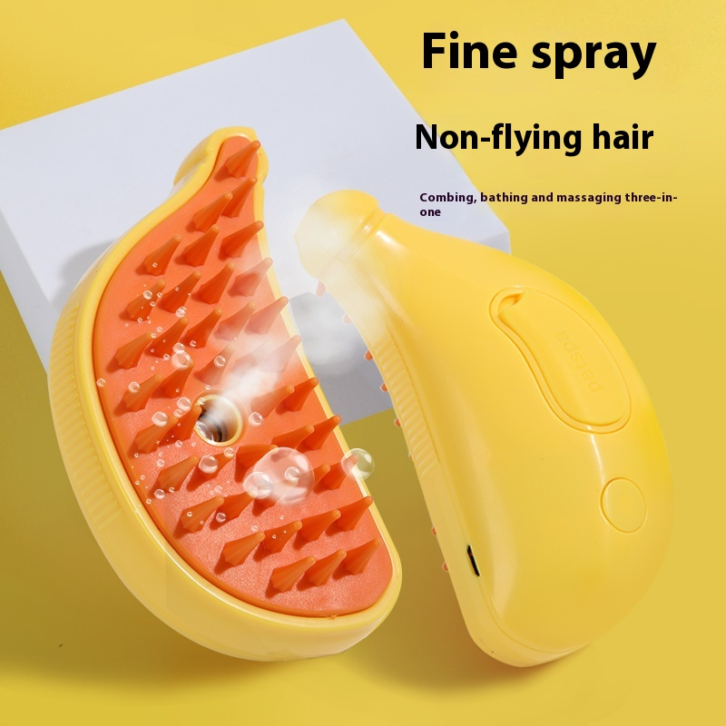 PeloSoffice - Spazola Spray Massaggiante 3 in 1