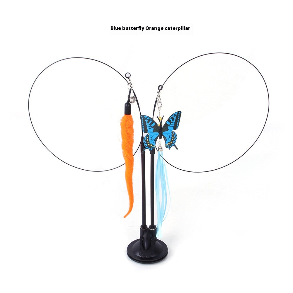 Crazycat toy - bastone giocattolo a ventosa anti-noia