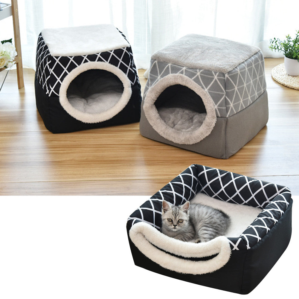Villa con cuccia per cani e gatti - Capsula spaziale a doppio uso