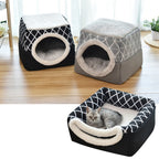 Villa con cuccia per cani e gatti - Capsula spaziale a doppio uso