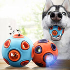 Pallina giocattolo da masticare per cani, fluorescente (media/grande)