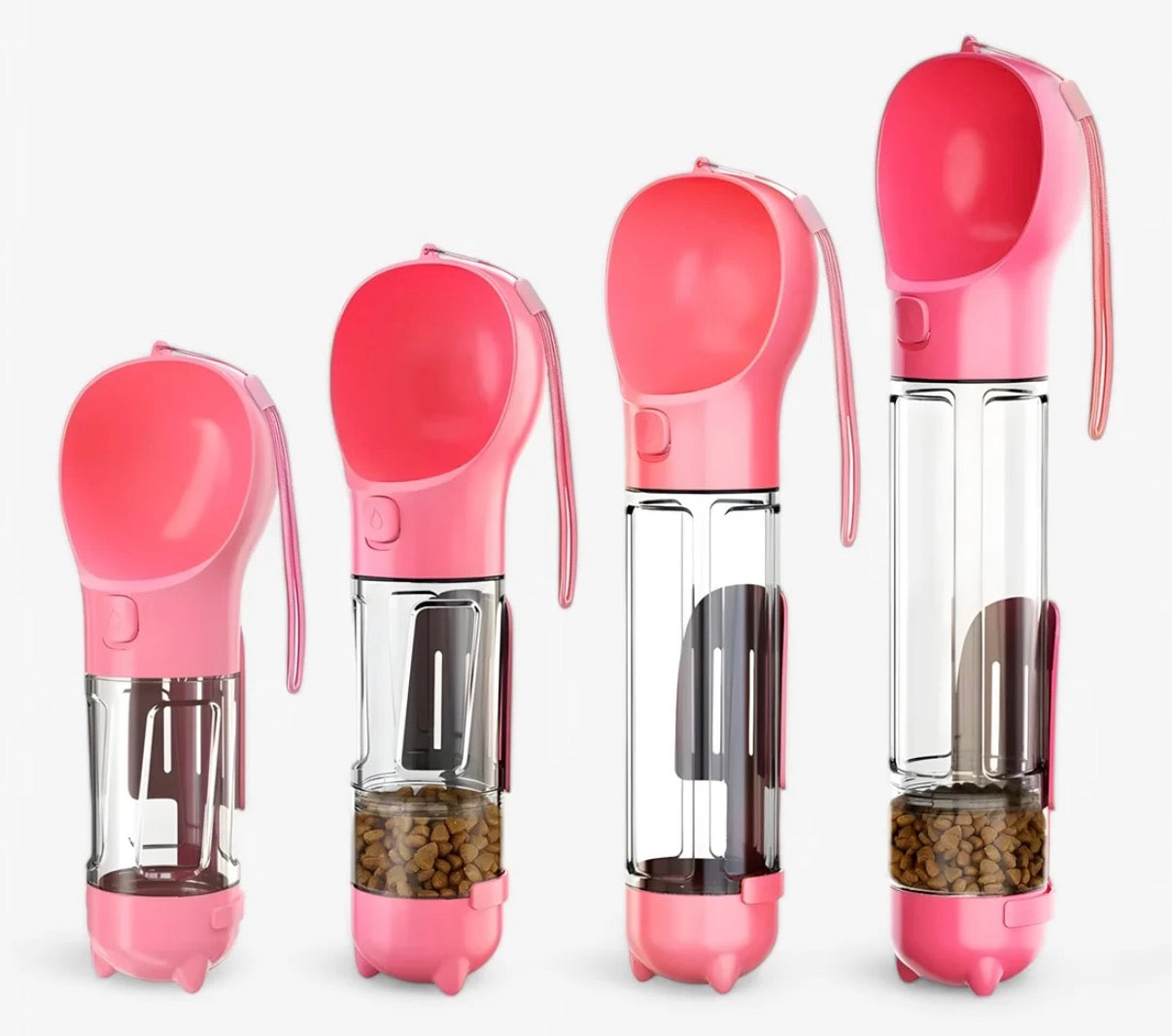 Walkbuddy la borraccia 3-in-1 per Cani - Acqua , crocchette e sacchetti