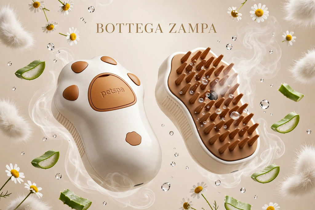 PetSpa - Spazola Spray Massaggiante 3 in 1