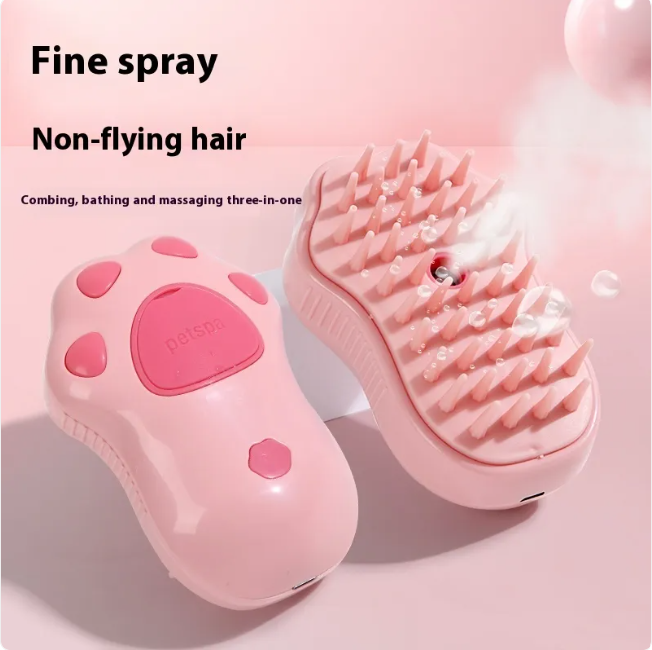 PeloSoffice - Spazola Spray Massaggiante 3 in 1
