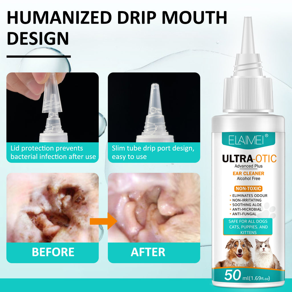 EarCleaner Pro - detergente orecchie per Cani e Gatti 50ml