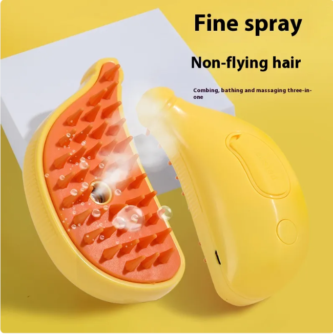 PeloSoffice - Spazola Spray Massaggiante 3 in 1
