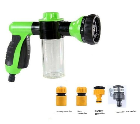 Pawshower Pro - Doccetta Portatile con 8 Getti per cani e giardino