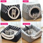 Villa con cuccia per cani e gatti - Capsula spaziale a doppio uso