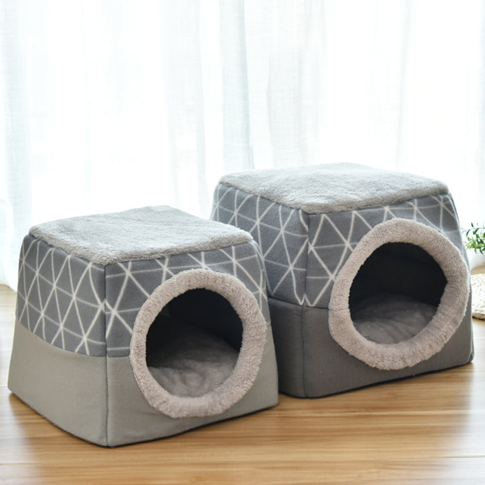 Villa con cuccia per cani e gatti - Capsula spaziale a doppio uso