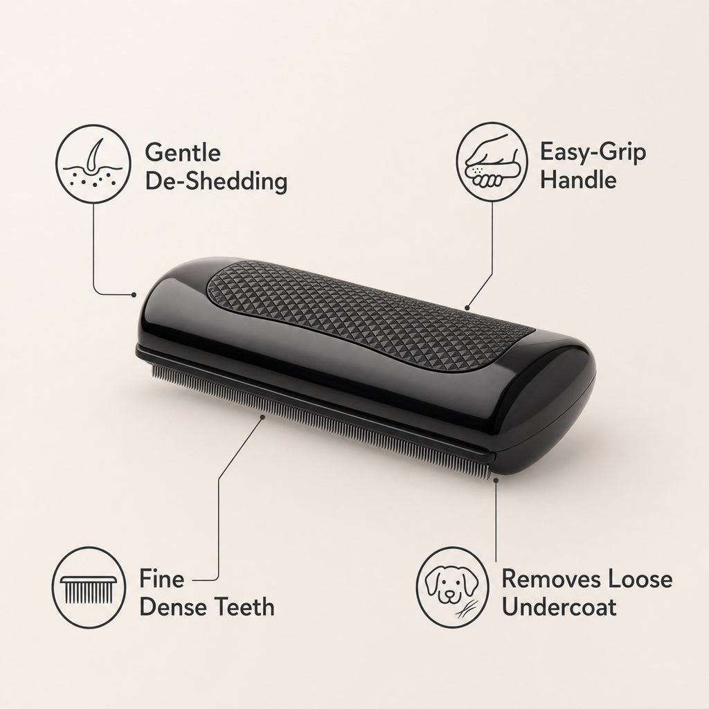 Pet Grooming Comb - spazzola togli pelo doppia per Cani e Cavalli