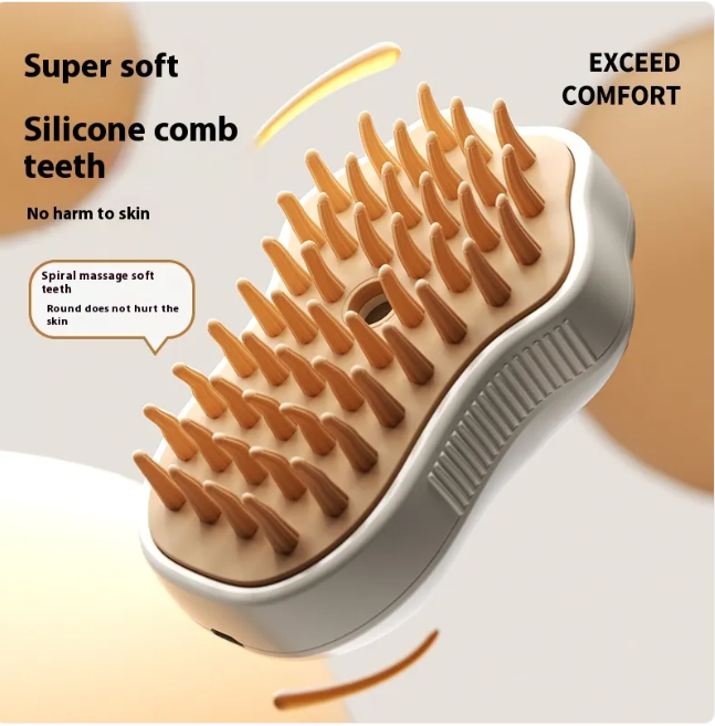 PeloSoffice - Spazola Spray Massaggiante 3 in 1