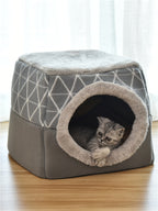 Villa con cuccia per cani e gatti - Capsula spaziale a doppio uso
