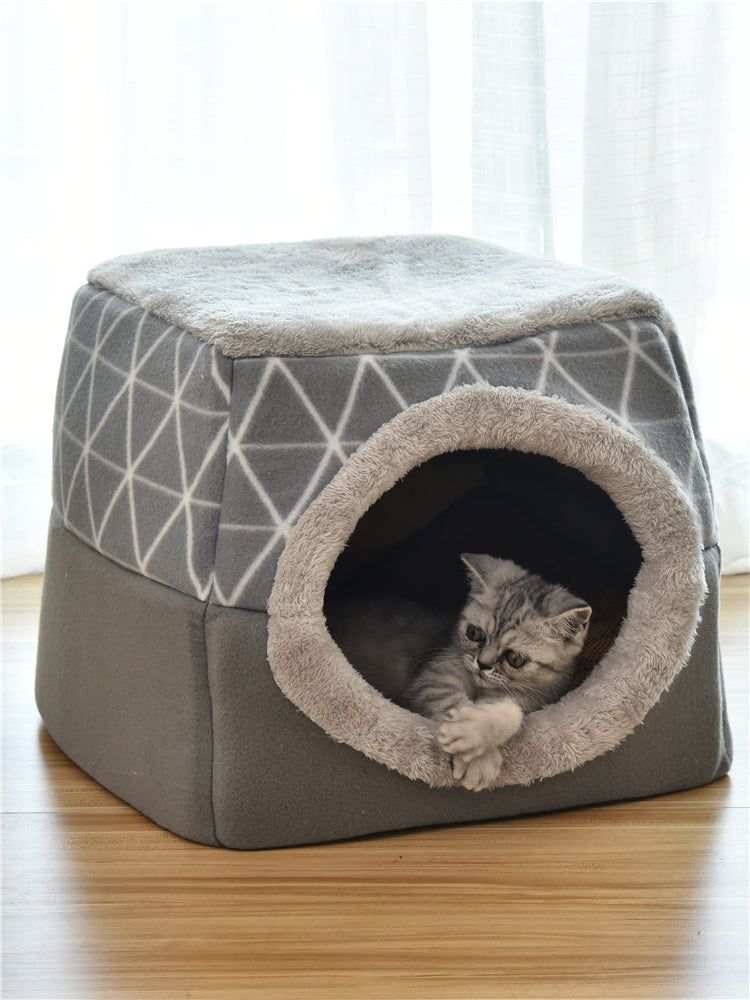 Villa con cuccia per cani e gatti - Capsula spaziale a doppio uso