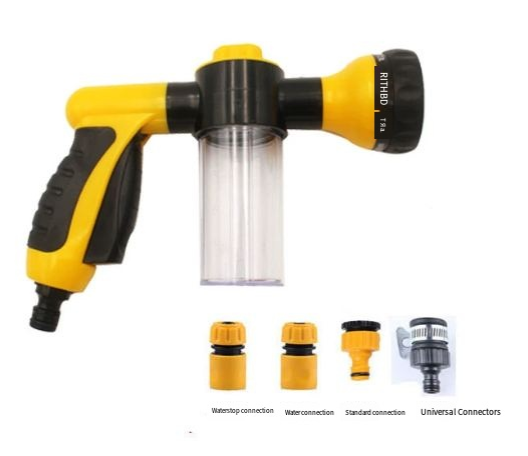 Pawshower Pro - Doccetta Portatile con 8 Getti per cani e giardino